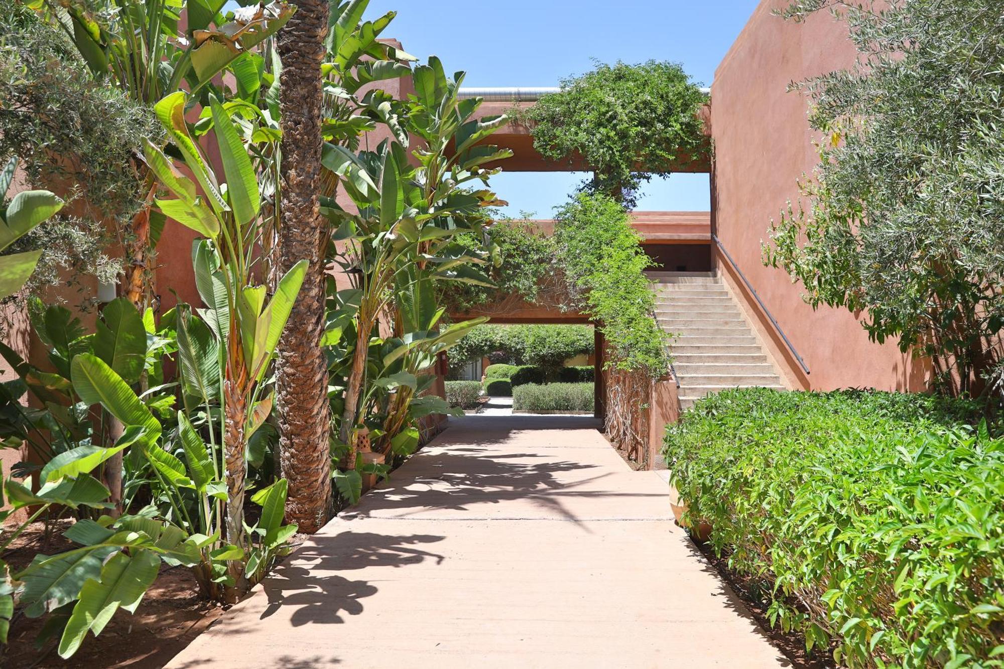 ケンジ クラブ アグダル メディナ オール インクルーシブ Lahebichate エクステリア 写真 The garden of the Agadir Cultural Centre
